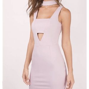 Mauve bodycon dress